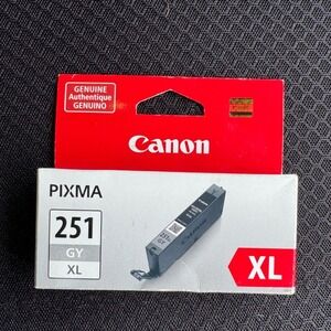 Canon CLI-251XL Gray Ink Tank PIXMA iP8720 MG6320 MG7120 MG7520 6452B001 Genuine